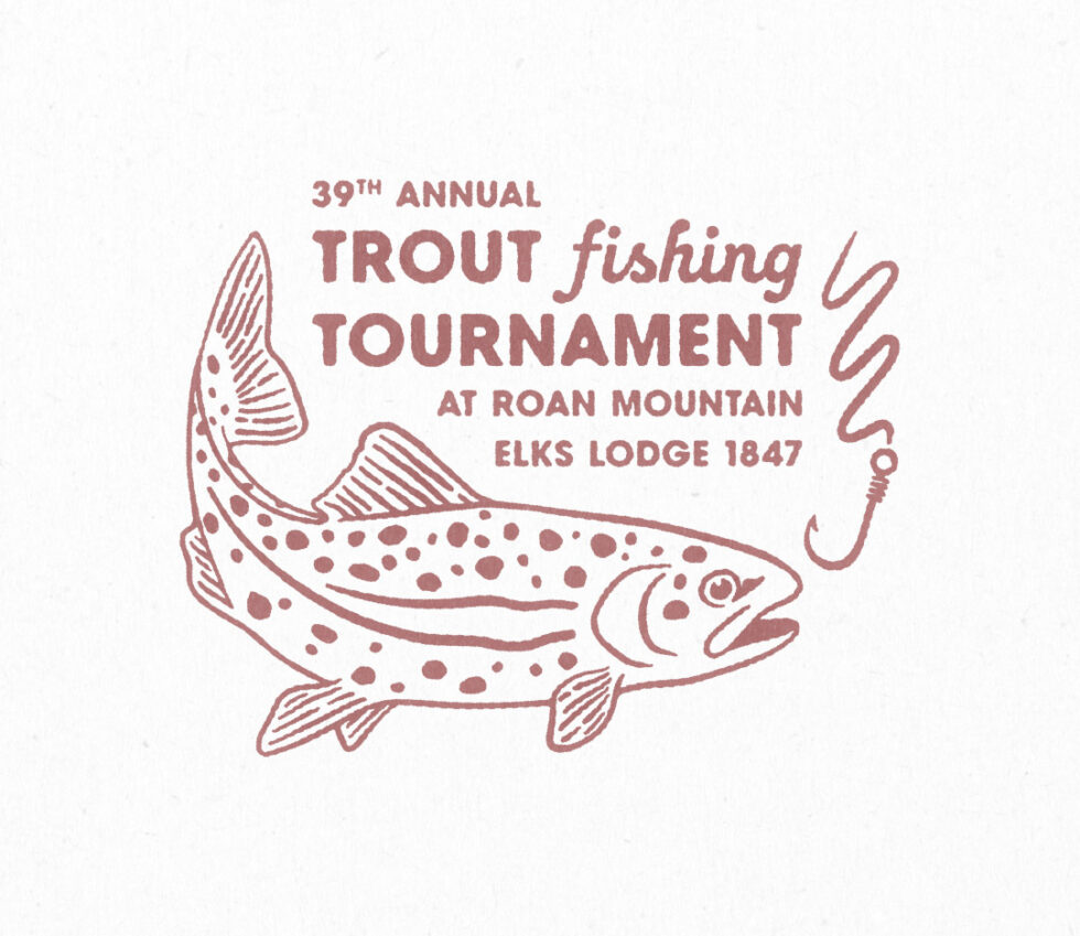 Trout Tournament Logo 2021 American Advertising Awards Northeast
